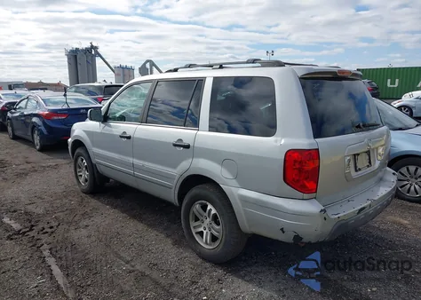 2004 Honda Pilot Ex-L from USA, damaged, VIN 2HKYF18594H567162